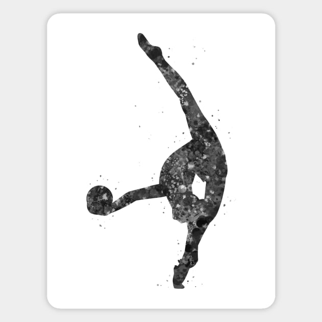 Rhythmic gymnastics ball Magnet by Yahya Art